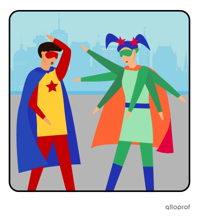 A superhero has now 6 arms.