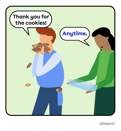 A coworker leaving with all the cookies.