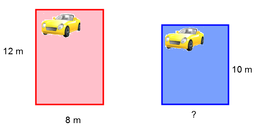 Deux figures rectangulaires équivalentes.