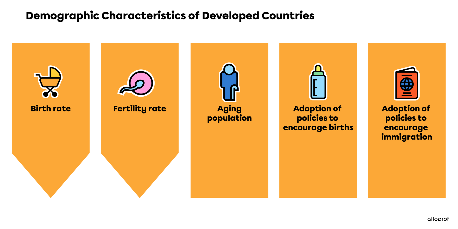 Demographic Characteristics of Developed Countries
