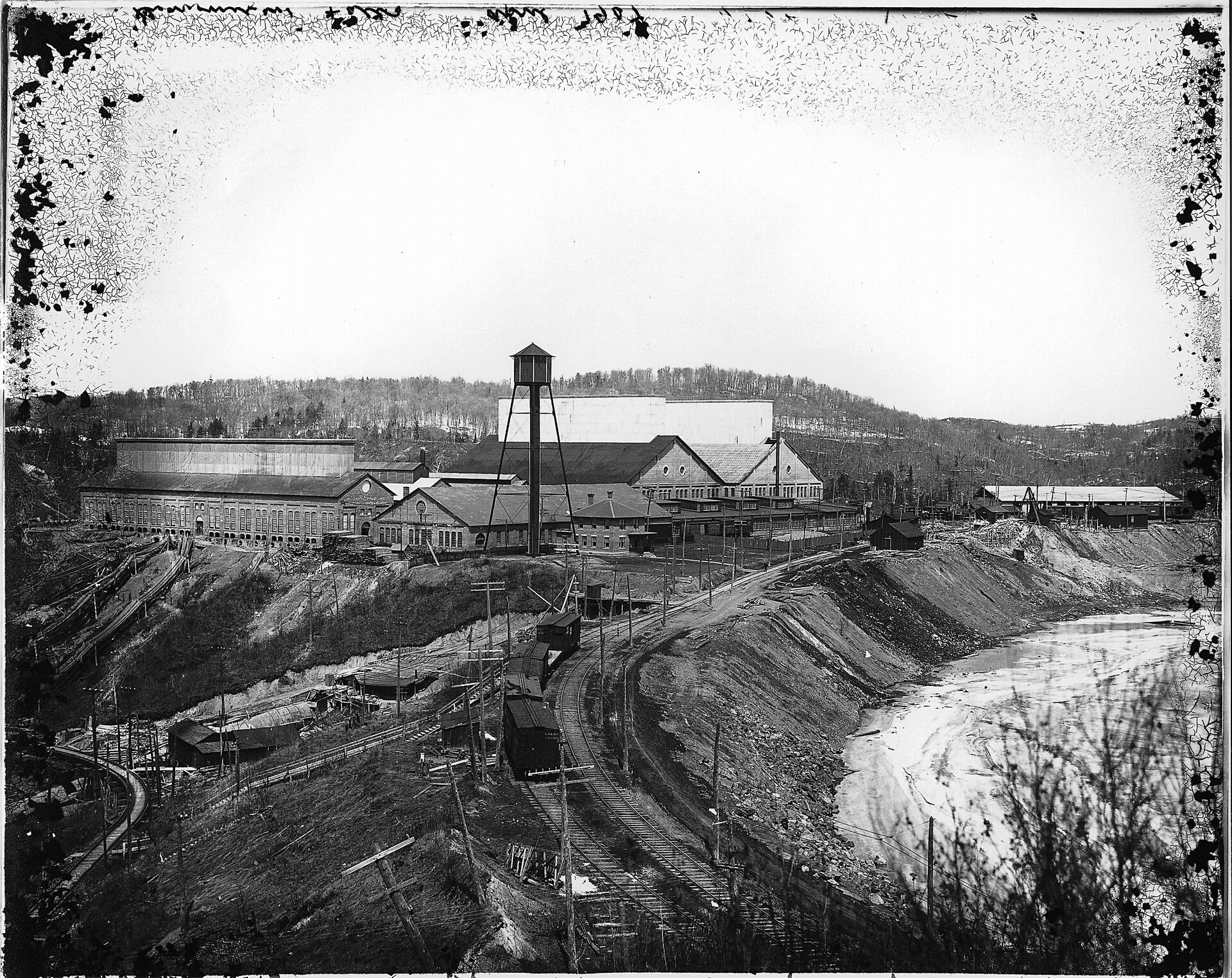 Aluminerie à Shawinigan en 1909.