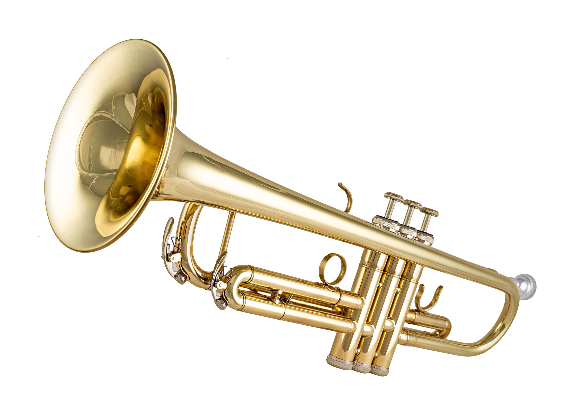 Trumpets are often made of brass, a non-ferrous alloy of copper and zinc.