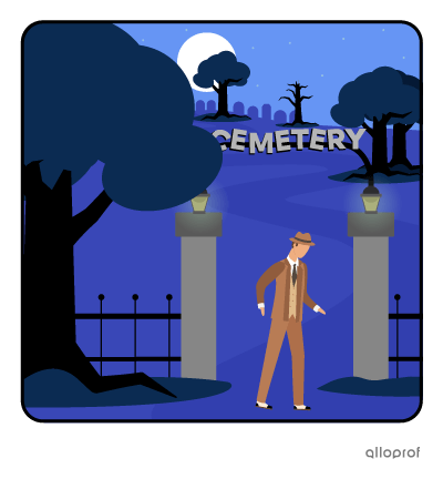 The story narrator, Nick, leaving his late friend’s funerals.