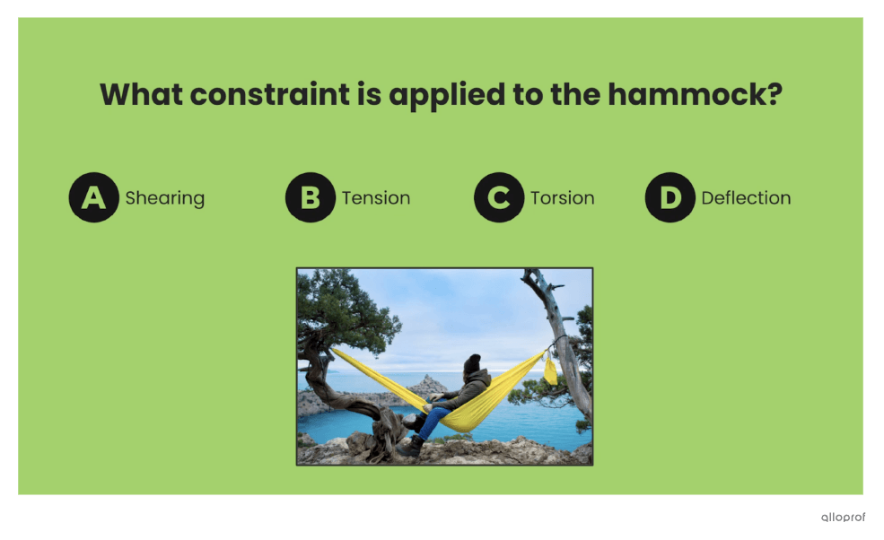 Screenshot of an interactive question featured in a Crash Course video.