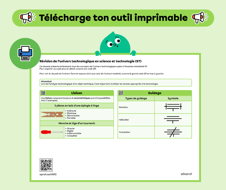 Télécharge ton outil imprimable.