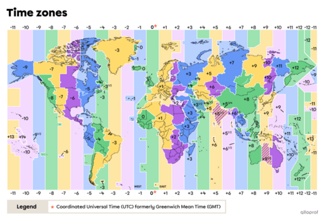 Time Zones | Secondaire | Alloprof