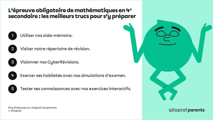 alloprof mathematique secondaire 4