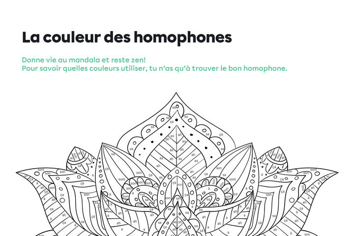 La couleur des homophones