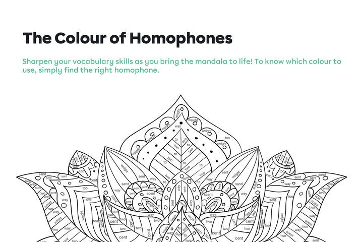 Colour of Homophones