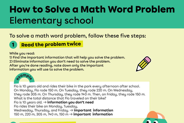 Poster: Solving a math word problem