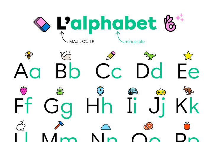 Apprends l'alphabet avec Flo!