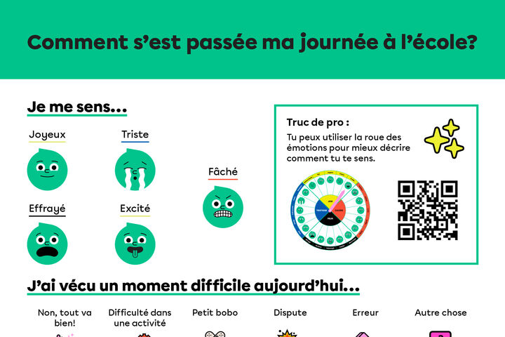 Aider mon enfant à parler de sa journée à l’école