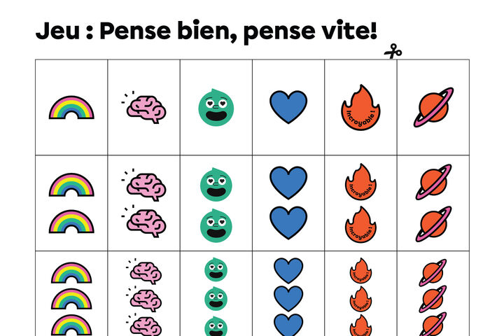 Jeu pense vite