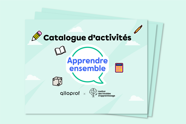 Catalogue d'activités.