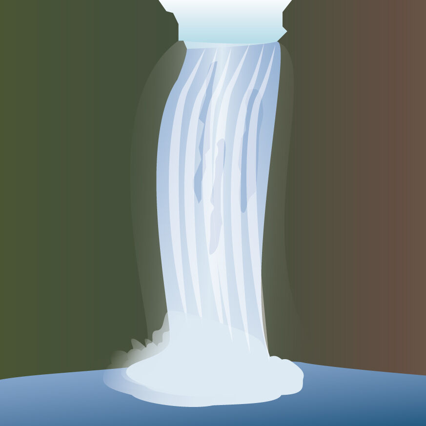 waterfall.